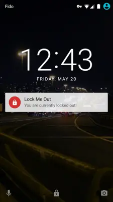 Lock Me Out android App screenshot 0